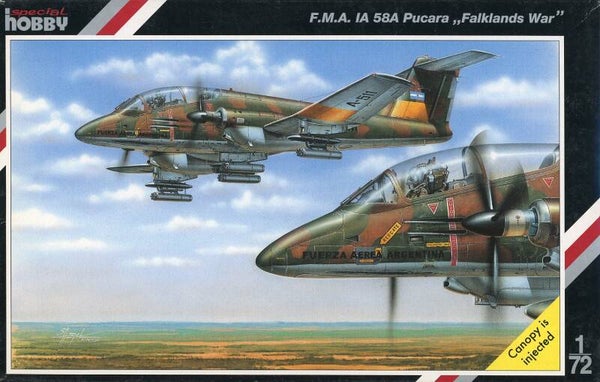 F.M.A. IA 58A Pucara "Falklands War" 1/72 Special Hobby