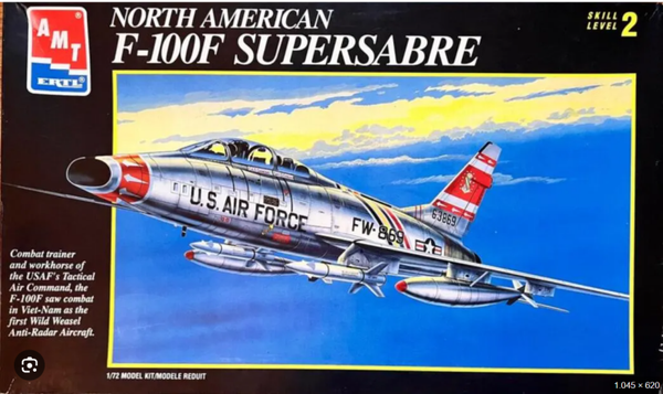 F-100F SuperSabre 1/72 AMT