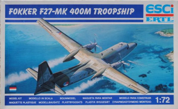 Fokker F27-MK 400M Troopship 1/72 ESCI
