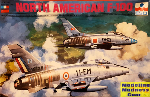 North American F-100 1/72 ESCI