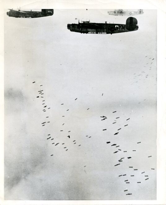 B-24 Liberators op Berlijn