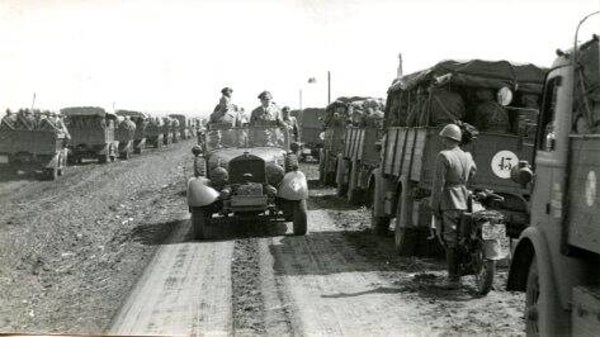 Hitler en Mussolini bezoeken het Oostfront (Persfoto, PK-Aufname, Press-photo)