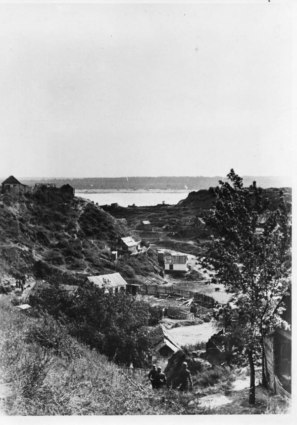 Dorp aan de Wolga bij Stalingrad (30 sep 1942)