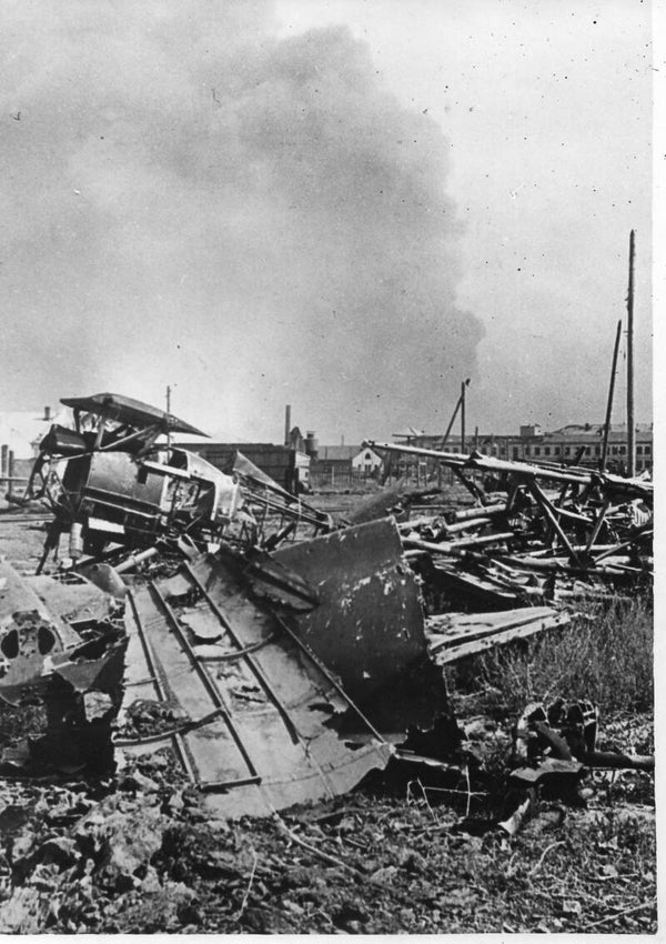 Vliegtuigwrak bij Stalingrad (8 okt 1942)