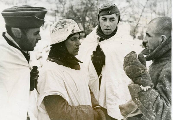 Nieuwe Russische gevangenen binnengebracht 31 dec 1941