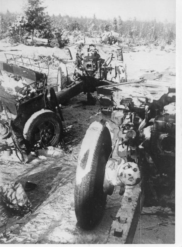 Russisch vernietigd geschut (6 feb 1943)