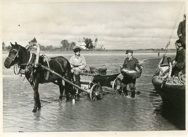 Vissers aan het Ilmenmeer (9 okt 1943)