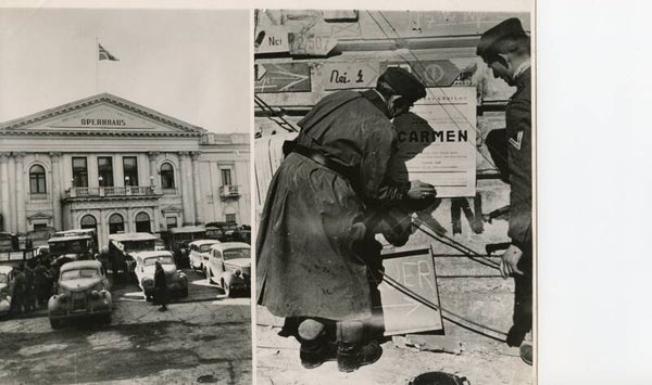 Carmen in Charkow twee foto's op één afdruk