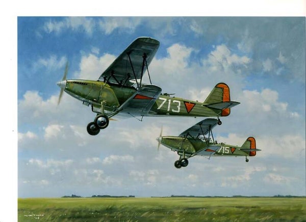 Fokker C X oranje driehoek