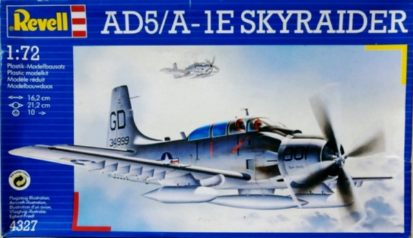 AD5/A-1E Skyraider 1/72 Revell