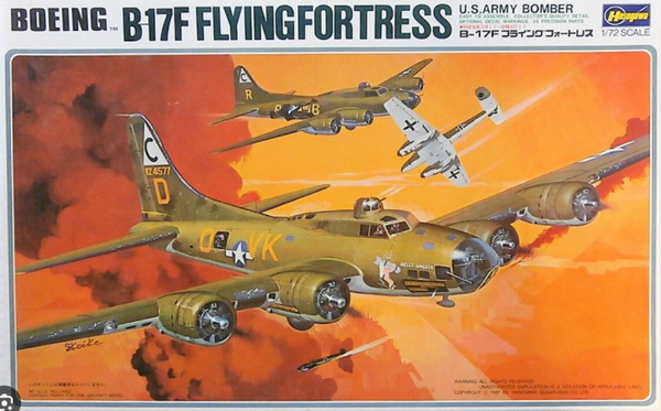 B-17F Flying Fortress 1/72 Hasegawa