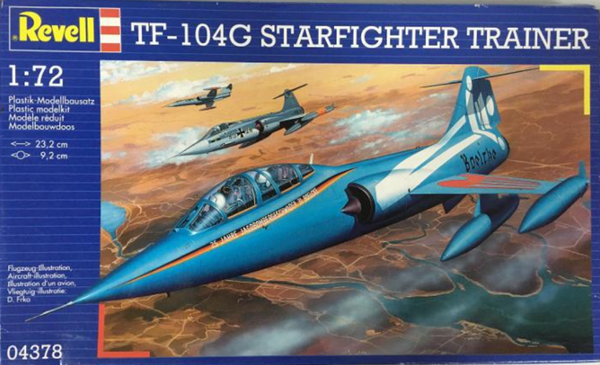 Lockheed F-104G Starfighter trainer 1/72 Revell