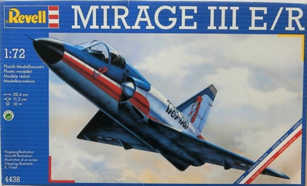 Mirage III E/R 1/72 Revell