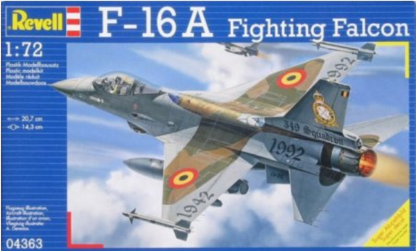 Lockheed F-16A Fighting Falcon 1/72 Revell