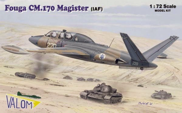 Fouga CM.170 Magister IAF 1/72 Valom