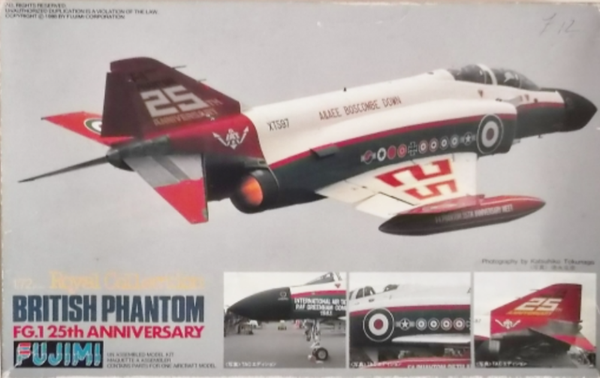 British Phantom FGR.1 25th Anniversary 1/72 fujimi