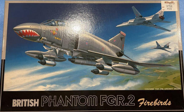 British Phantom FGR.2 firebirds 1/72 fujimi zonder beschrijving