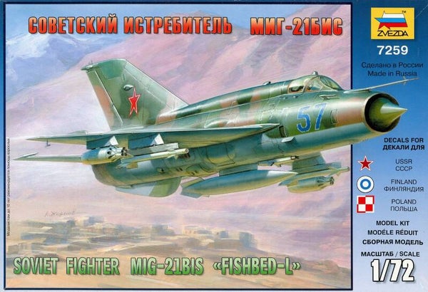 Mig-21bis Fisbed-L 1/72 Zvezda