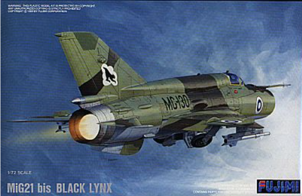 Mig-21bis Black Lynx 1/72 Fujimi