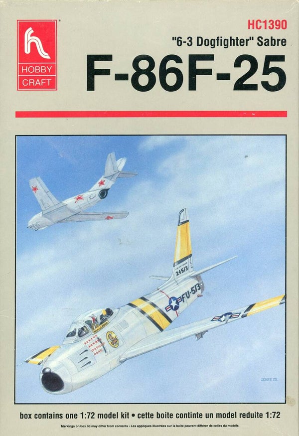 F-86F-25 Sabre 1/72 HobbyCraft