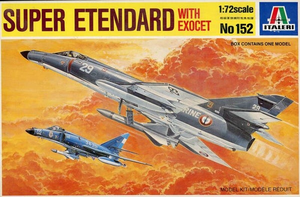 Super Etendard with Exocet 1/72 Italeri