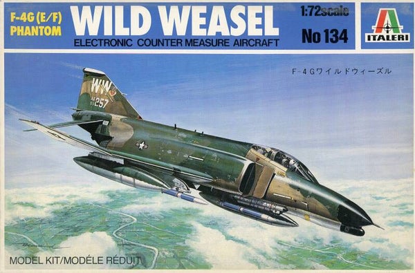 Wild Weasel F-4G Phantom 1/72 Italeri