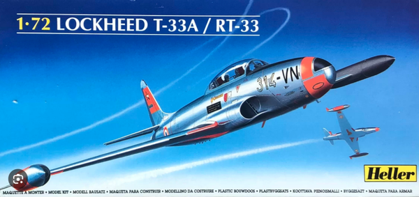 Lockheed TT-33A / RT-33 1/72 Heller