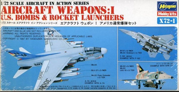 Aircraft Weapons 1 1/72 Hasegawa