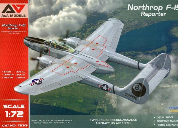 Northrop F-15 Reporter 1/72 A&AModels
