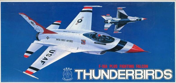 F-16A Thunderbirds 1/72 Fujimi Geen bouwtekening