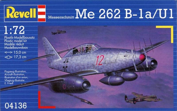 Messerschmitt Me262 B-1a 1/72 Revell WW2