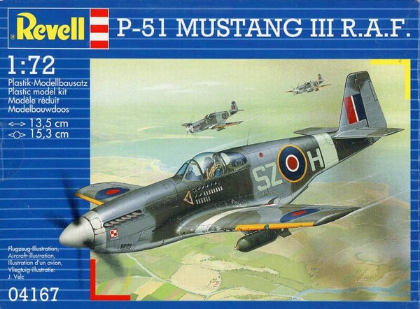 P-51 Mustang III RAF 1/72 Revell WW2