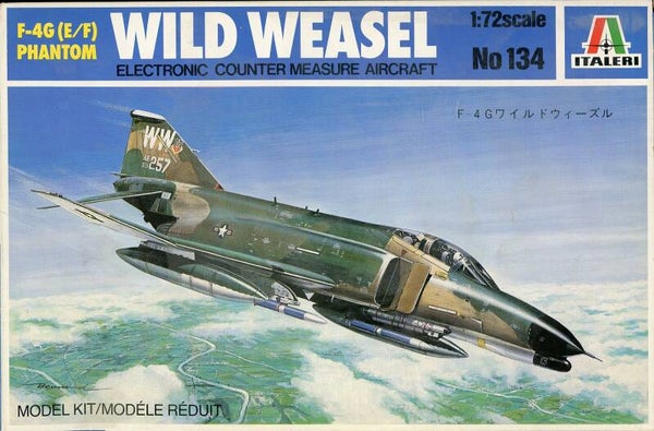 F-4G (E/F) Phantom Wild Weasel 1/72 Italeri