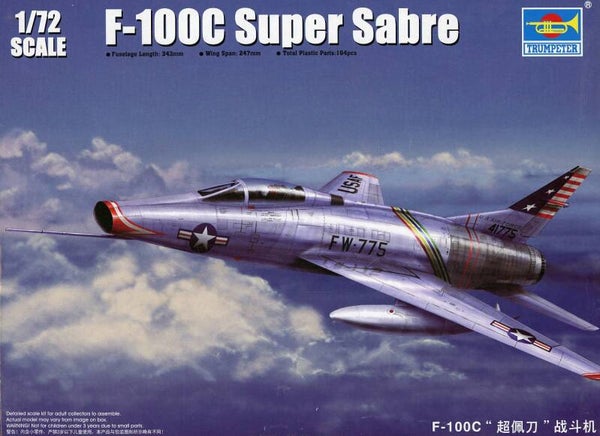 F-100C Super Sabre 1/72 Trumpeter