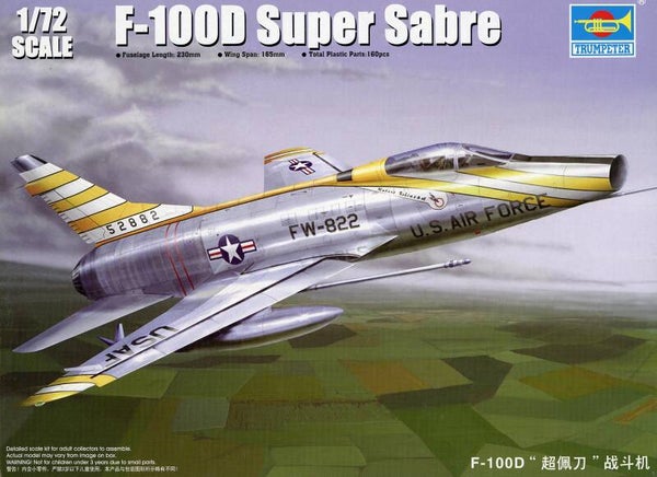 F-100D Super Sabre 1/72 Trumpeter