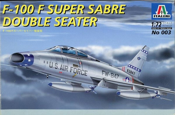 F-100F Super Sabre Double Seater 1/72 Italeri