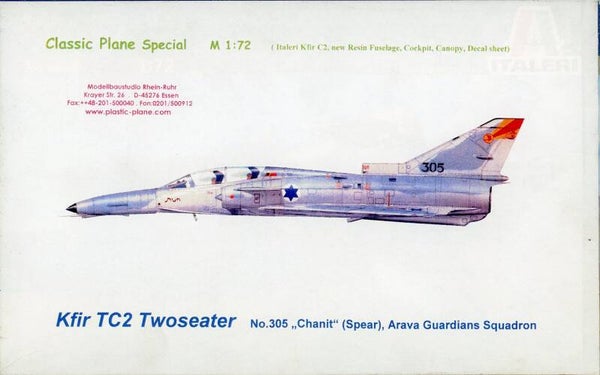 Kfir TC2 Twoseater 1/72 Classic Plane Special