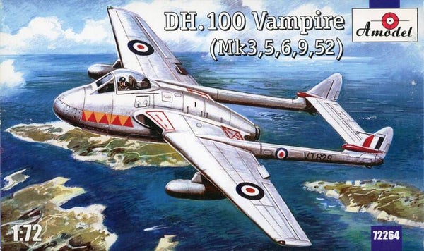DH.100 Vampire FB5/J 28B 1/72 Amodel