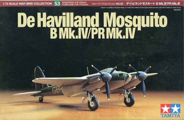 De Havilland Mosquito B Mk.IV/PR Mk.IV 1/72 Tamiya