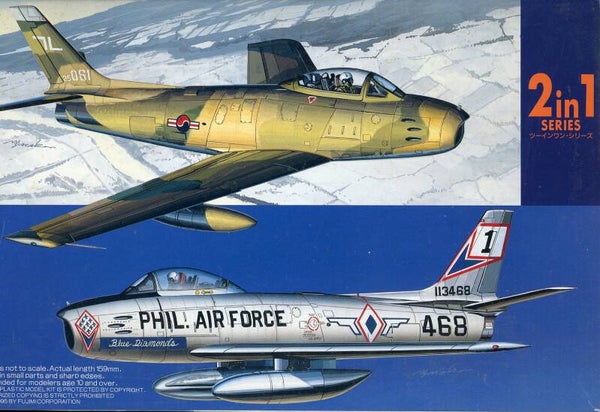 F-86F Sabre 2in1 1/72 Fujimi