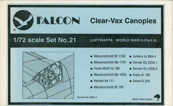 Clear-Vax Canopies Luftwaffe part 4 WW2