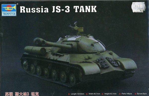 Russia JS-3 Tank 1/72 Trumpeter