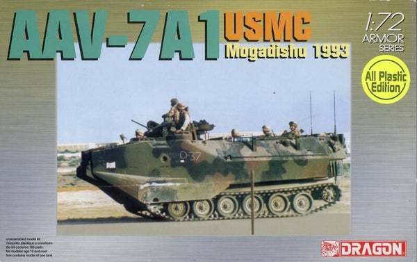 AAV-7A1 USMC Mogadishu 1993 1/72 Dragon