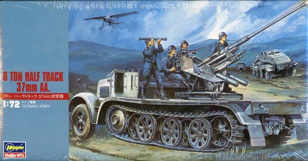 8 ton Half track 37 mm AA 1/72 Hasegawa