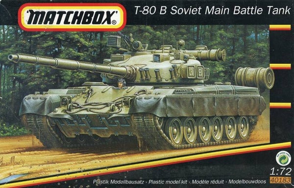 T-80 B Soviet Main Battle Tank 1/72 Matchbox