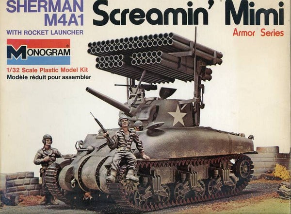 Sherman M4A1 Screamin Mini 1/32 Monogram