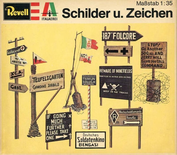 Schilder und Zeichen 1/35 Revell