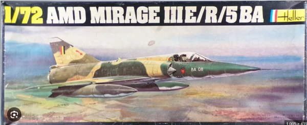 AMD Mirage IIIE/R/5BA 1/72 Heller