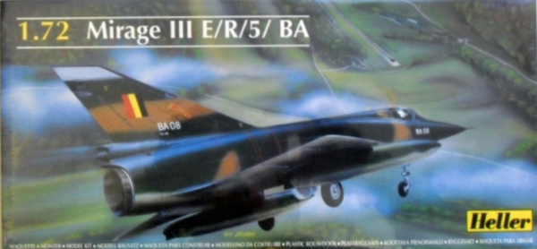 AMD Mirage IIIE/R/5/BA 1/72 Heller