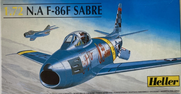 N.A F-86F Sabre 1/72 Heller